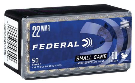 Federal Game-Shok 22 WMR 50 Grain JHP | 50 Rounds