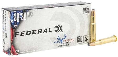 Federal Non-Typical 30-30 Win 150 Grain SP | 20 Rounds