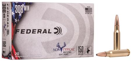 Federal Non-Typical 308 Win 150 Grain SP | 20 Rounds