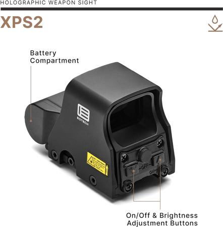 Eotech XPS2 HOLOgraphic Weapon Sight | Black | XPS2-0