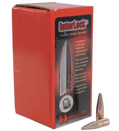 Hornady InterLock  7mm .284 Caliber 139 Grain Spire Point 100 Rounds Per Box