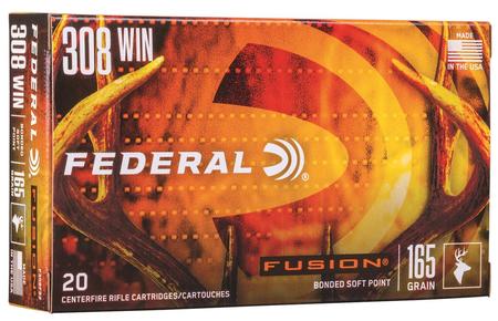 Federal Fusion 308 Winchester 165 Grain FSP | 20 Rounds