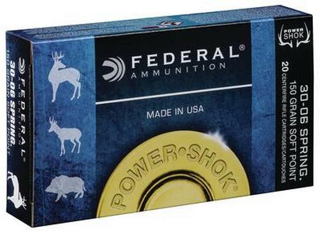 Federal Power-Shok 30-06 Springfield 150 JSP | 20 Rounds