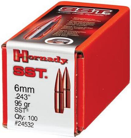 Hornady Super Shock Tip (SST) Bullets .243 Diameter 95 Grain