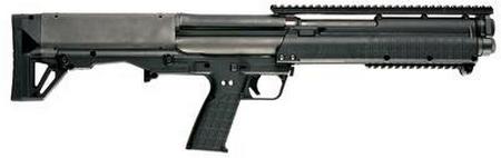 Kel Tec Shotgun 12 Gauge 18.5 Inch Barrel 2.75 Inch Chamber Picatinny Rails Dual Magazine Tubes Black Finish 14 Rounds