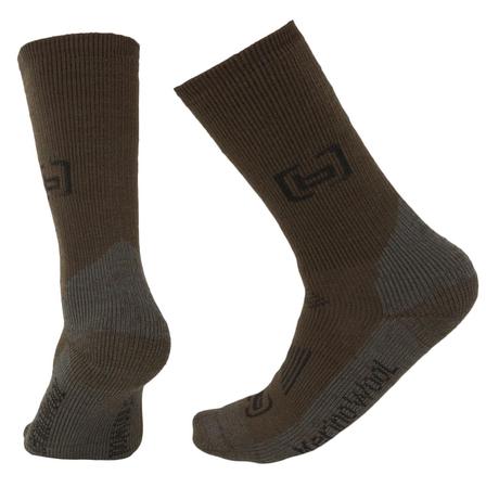 Banded Base Heavyweight Calf Length Merino Wool Sock