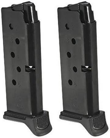 Ruger 6 Round Black Magazine For LCP II .380 ACP - 2 Pack