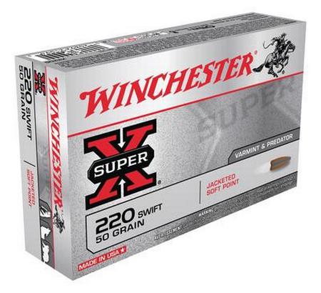 Winchester Super-X .220 Swift 50 Grain JSP | 20 Rounds