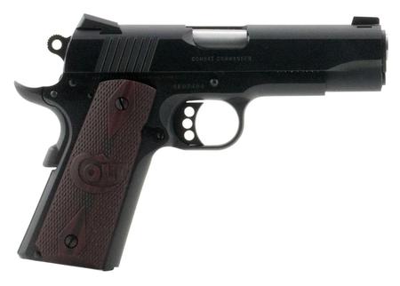 Colt Combat Commander .45 ACP 4.25 Inch Barrel | Blue Finish & Black Cherry Grip