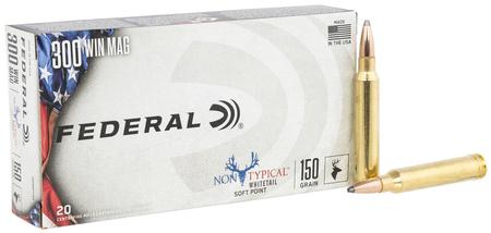 Federal Non-Typical 300 Winchester Mag 150 Grain SP | 20 Rounds