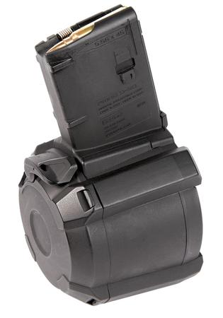 Magpul MAG576-BLK PMAG D-60 223 Rem,5.56 NATO AR-15,M4,M16 60 Black Drum