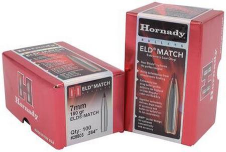 ELD Match Rifle Bullets .284 Diameter 180 Grain