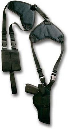 Bulldog Deluxe Shoulder Harness w/ Holster & Ammo Pouch - Standard Autos w/ 2-4