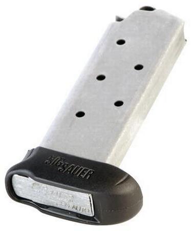 Sig Sauer 7 Round Stainless Magazine Extended With Floorplate For Sig P238 380 ACP