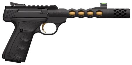 Browning 22 LR Buck Mark Plus Vision Black/Gold Suppressor Ready - 051573490