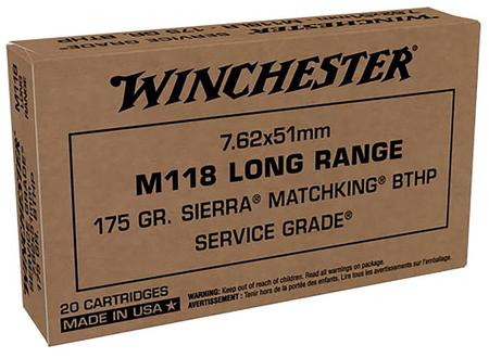 Winchester Sierra Matchking 7.62x51mm Nato 175 Grain HPBT | 20 Rounds