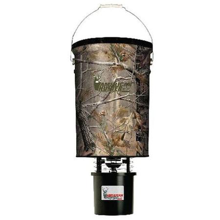 American Hunter 50lb Hanging Feeder with X-Pro Feeder Kit | Realtree AP