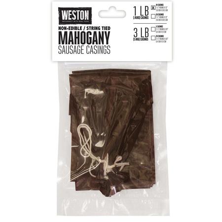 Weston Mahogany Sausage Casings - 1.5