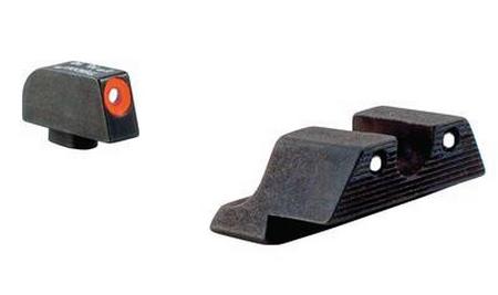 Trijicon HD Night Sight Set 3-Dot Tritium for Most Glock (Except MOS Variants) | Green With Orange Outline | 600538