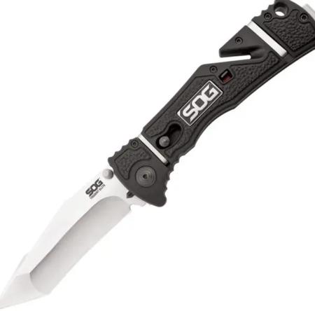 SOG Terminus XR Lte - Clip Point - Titanium Nitride/Carbon Fiber