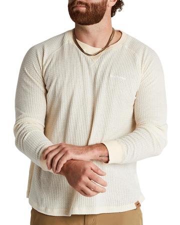 Banded Men's Grey Cliff Waffle Long Sleeve Shirt