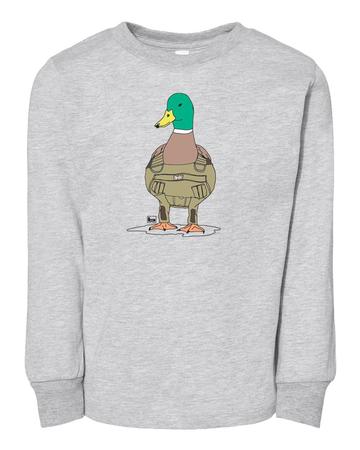 Banded A Duck in Waders Kids Long Sleeve T-Shirt