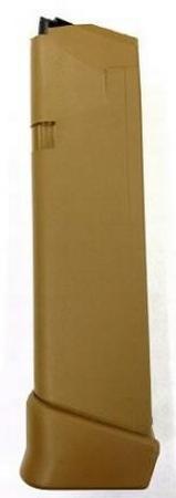 Glock 47488 OEM Coyote Tan Detachable 19rd for 9mm Luger Glock 17, 19x