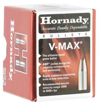 HORNADY V-MAX 22 CAL .224 60 GRAIN 100 PER BOX - 22281